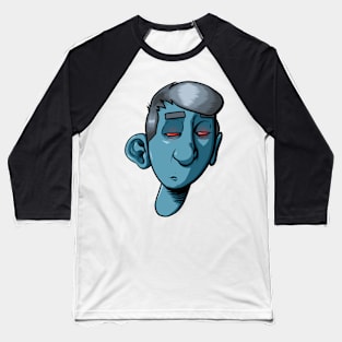 Blue Vampire Baseball T-Shirt